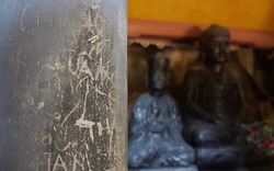 Ngôi chùa nổi tiếng bậc nhất ở Ninh Bình bị vẽ bẩn chi chít
