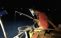 Một đêm theo bạn thuyền câu mực trên biển miền Trung