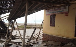 Hậu quả bão số 10: Các khu du lịch biển Nam Định tê liệt do bão tàn phá