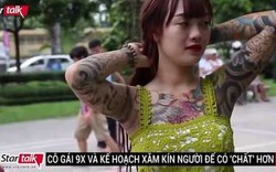 Phỏng vấn cô gái xinh đẹp 9X xăm kín ngực và nách