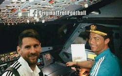 Cư dân mạng đua chế ảnh Messi và Ronaldo rời World Cup 2018