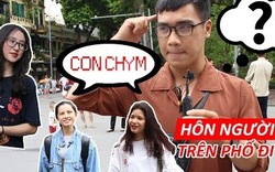 Thử thách gái xinh hôn người lạ trên phố đi bộ