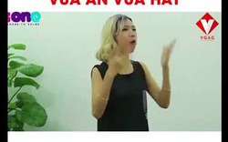 Sao Việt chơi thử thách vừa ăn vừa hát