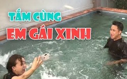 Troll Em Gái Dễ Thương Trong Hồ Bơi