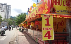 Bánh trung thu “chạy nước rút” cuối mùa, mua 1 thành 4