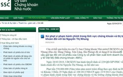 Một cá nhân bị phạt 550 triệu đồng vì thao túng giá cổ phiếu AMV