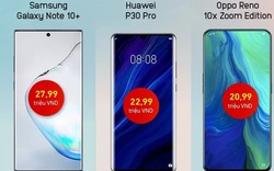 Bộ đôi Galaxy Note 10 đọ sức cùng Huawei P30 Pro và Oppo Reno