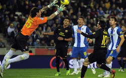 Barca đánh rơi chiến thắng trước Espanyol