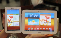 Cặp đôi Galaxy Tab trắng sắp đến Việt Nam