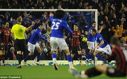 Man City bất ngờ “ngã ngựa” trước Everton