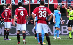 Ibrahimovic tát đối thủ, Milan chia điểm với Napoli