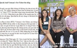 Lời nhắn gửi của gia đình Quỳnh Anh Vietnam’s Got Talent