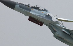 Máy bay chiến đấu Su-30 rơi khi bay thử