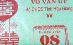 Đại tá in tên cơ quan lên thiệp cưới