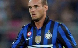 Chấn thương, Sneijder có thể lỡ trận gặp Juve