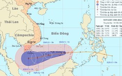 Bão số 1 giật cấp 10-11 cách Trường Sa 390km