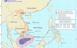 Bão số 1 di chuyển chậm lại