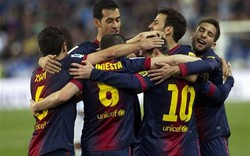 Malaga-Barcelona &#40;1-3&#41;: Phá nát &#34;vườn hồng&#34;, Barca lập kỷ lục mới