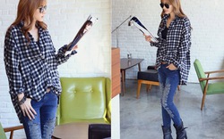 Mặc jeans đẹp hoàn hảo trong ngày lạnh giá