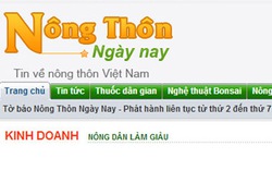 Nongthonngaynay.com là trang tin không phép