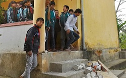 Hà Tĩnh: Sập lan can trường, 3 học sinh bị thương