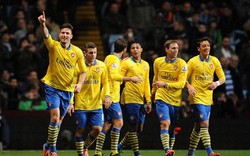 Aston Villa 1-2 Arsenal: Pháo thủ đòi lại ngôi đầu