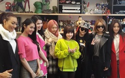 Ngọc Trinh &#34;đọ sắc&#34; với các thành viên T-ara tại xứ Hàn