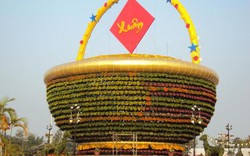 Đồng Tháp: Khai mạc Lễ hội hoa Xuân với giỏ hoa lớn nhất Việt Nam