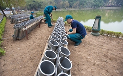 Tận thấy trận địa pháo hoa lớn nhất thủ đô đêm Giao thừa