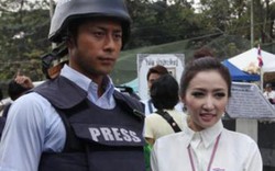 Phóng viên Nhật quá đẹp trai, người biểu tình Thái mê mẩn