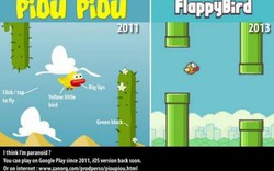 Flappy bird giống game Piou Piou đến kinh ngạc