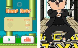 Flappy Bird nổi tiếng vượt Gangnam Style