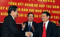 Lào Cai - Lai Châu ký kết hợp tác