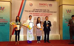 Diageo trao giải thưởng báo chí trao quyền cho phụ nữ