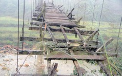 &#34;Cây cầu treo chết&#34; ở Quảng Ninh: Chỉ nhìn đã... &#34;lạnh người&#34;