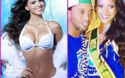 Ronaldinho “đá cặp” với Hoa hậu Brazil?