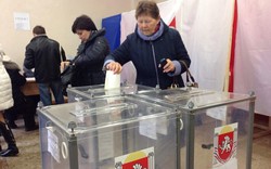 Tỷ lệ cử tri đi bỏ phiếu tại Crimea đã đạt 44,7%