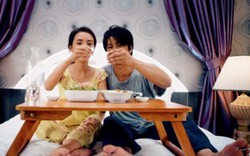 Vợ chồng Dustin Nguyễn ước mơ được ăn hột vịt lộn trong khách sạn