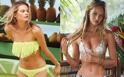 Behati Prinsloo quyến rũ với bikini &#34;cắt xẻ&#34; ấn tượng