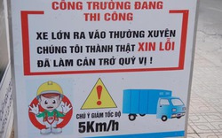 Xuất hiện lời xin lỗi trên “lô cốt” giữa Sài Gòn