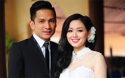 Sao nữ Việt “bế” bụng bầu mặc váy cô dâu ngày cưới