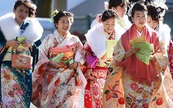 Hàng nghìn thiếu nữ Nhật xinh đẹp trong lễ Trưởng thành