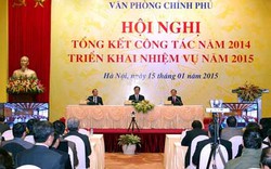 Thủ tướng dự và chỉ đạo Hội nghị VPCP triển khai nhiệm vụ 2015