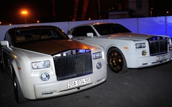 Cặp đôi Rolls-Royce Phantom biển &#34;khủng&#34;, mạ vàng tại Hà Nội