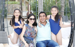 Những gia đình sao Việt hạnh phúc với 2 cô con gái