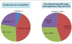 Việt Nam: Giá điện cao, thu nhập thấp