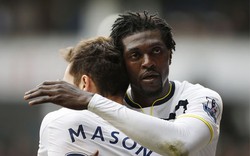 Adebayor suýt vượt Ronaldo, Messi về lương bổng