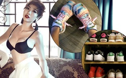 Huỳnh Nu: Nàng chân dài “nghiện” giày thể thao