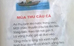 Bài thơ trong sách Tiếng Việt lớp 1 gây nhiều tranh cãi