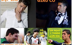 ẢNH CHẾ: Công Phượng, Messi “đá đểu” Ronaldo dịp Valentine